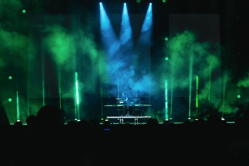 forgotten future electronic music concert in Vietnam – epic ambient show at monsoon festival!